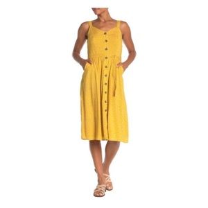 Coco + Jaimeson Floral Button Front Midi Dress